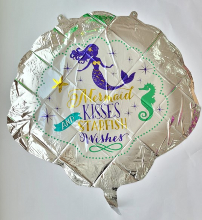 Balon folie scoica sirena 66 x 72 cm [2]