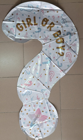 Balon Folie Figurina ? cu stand, Gender Reveal, 119 cm, GK70011 [4]