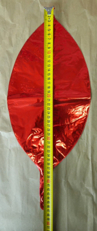 Balon folie sfera rosie 23 cm [2]