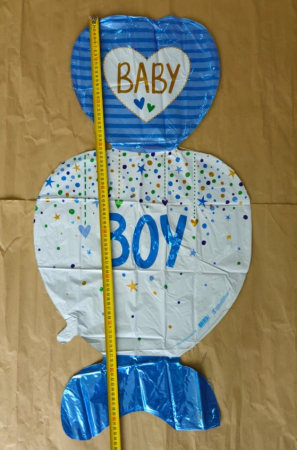 Balon folie stand up Baby Boy 71 cm [2]