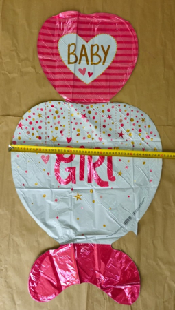 Balon folie stand up Baby Girl 71 cm [2]