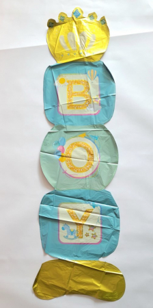 Balon folie stand up Boy coroana 100 cm [1]