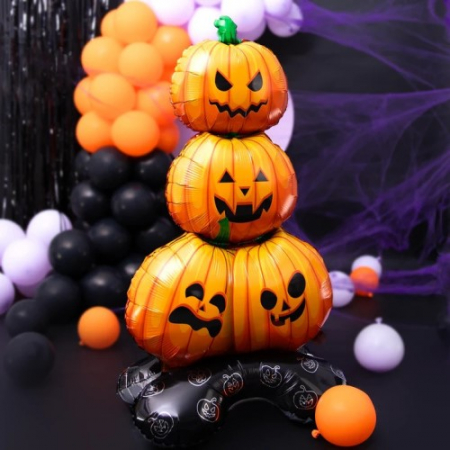 Balon folie stand up Halloween Dovleac 158 x 84 cm [3]