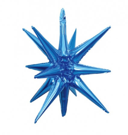 Sonic - Balon folie Stea 3D Albastra 45 cm