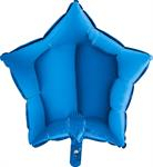 Balon folie stea albastra 45cm [0]