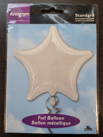Balon folie Stea Argintiu 45cm [2]