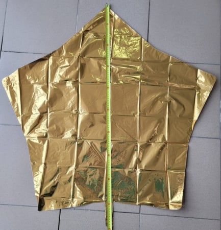 Balon folie stea aurie 91 cm [2]