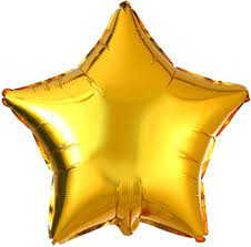 Black Friday - Balon folie stea argintiu 45cm