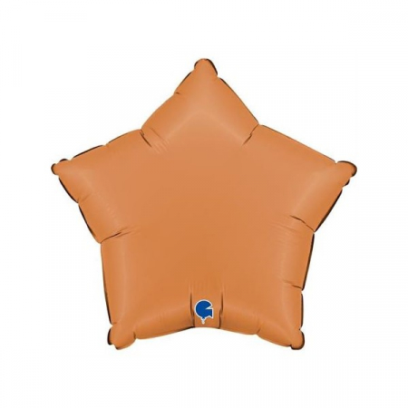 Gumball - Decoratiuni pentru petrecere tematica - Balon folie stea caramel 46 cm
