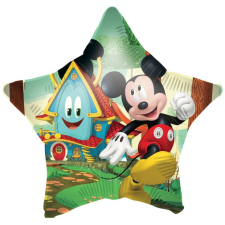 Mickey Mouse - Baloane - Balon folie stea Mickey Mouse 46 cm