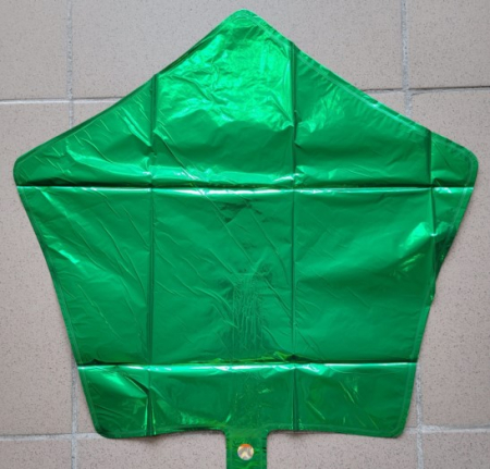 Balon folie stea verde 45 cm [1]