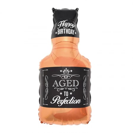 Baloane cu heliu - Balon Folie Sticla Aniversara Whisky 90 x 45cm