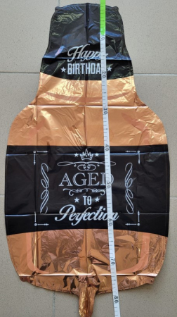 Balon Folie Sticla Aniversara Whisky 90 x 45cm [2]
