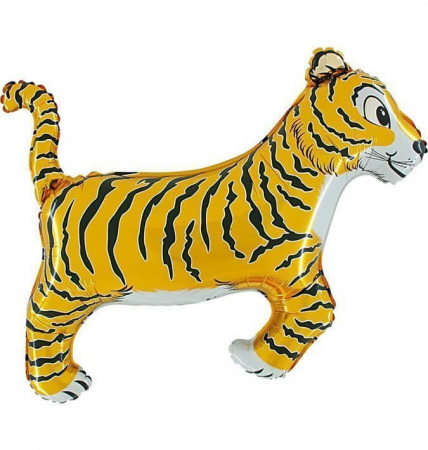 Zoo - Decoratiuni pentru petrecere tematica - Balon folie supershape tigru 84 cm