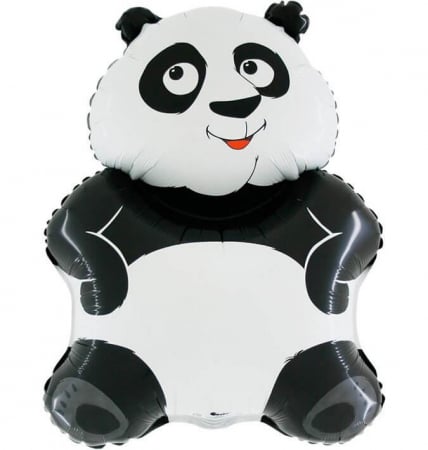 Zoo - Decoratiuni pentru petrecere tematica - Balon folie supershape urs Panda 81 cm