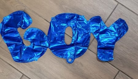 Balon folie text „Boy” 65 x 28cm [1]