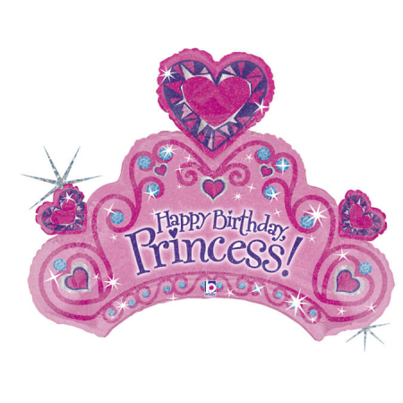 Fata - Baloane & decoratiuni - Balon folie Tiara / Coronita printesa 86 cm