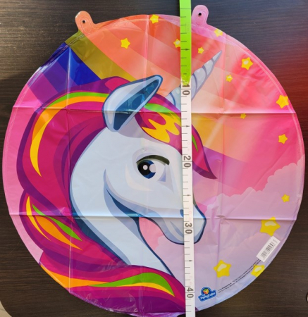 Balon folie Unicorn roz 45 cm [2]
