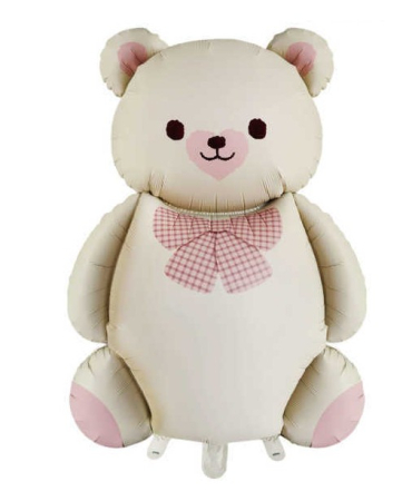 Baloane folie - Balon folie ursulet crem 65 x 90 cm