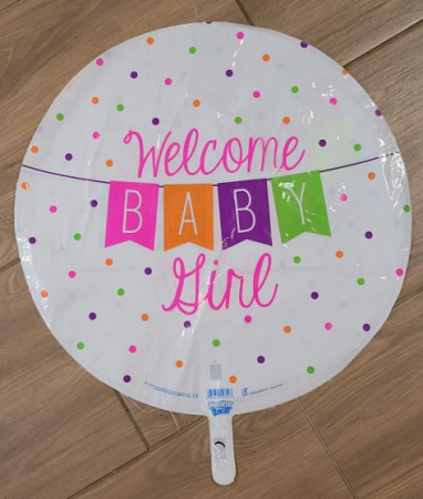 Balon folie welcome Baby Girl 53 cm [1]
