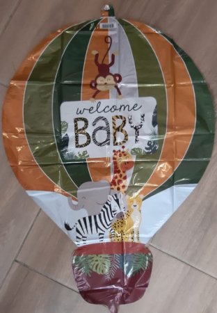 Balon folie Welcome Baby Zoo 76 cm [1]