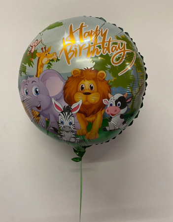 Balon folie Zoo Happy Birthday 43 cm [1]