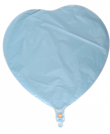 Balon inima albastru personalizabil 45 cm [1]