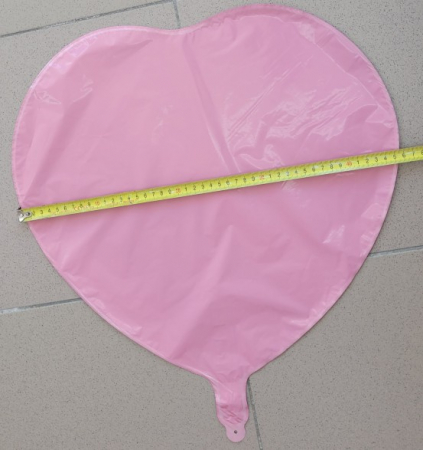 Balon inima roz personalizabil 45 cm [3]