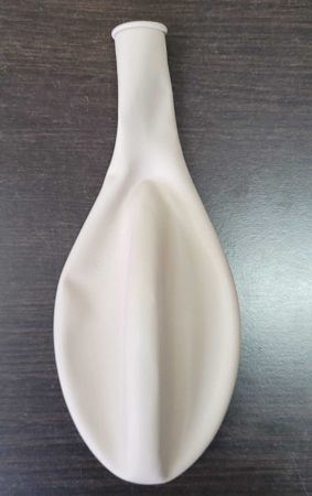 Balon latex jumbo alabaster / warm white 60 cm [2]