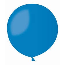 Balon latex jumbo albastru 90 cm [0]