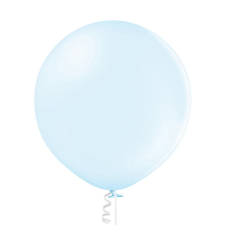 Sonic - Balon latex jumbo albastru macaron premium 60 cm