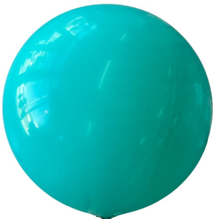 Baloane Jumbo - Balon latex jumbo aqua green 90 cm
