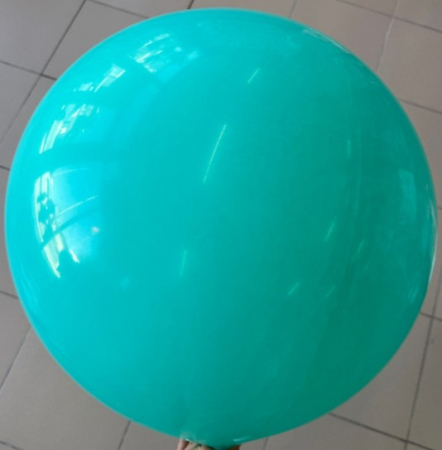 Balon latex jumbo aqua green 90 cm [1]