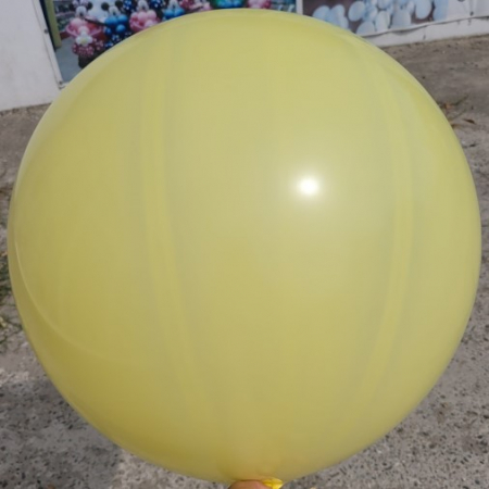 Balon latex jumbo galben mustar 83 cm [2]