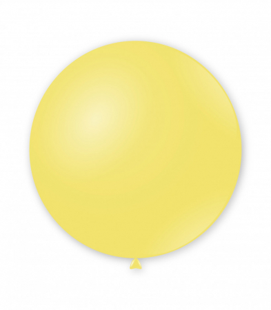 Balon latex jumbo galben mustar 83 cm