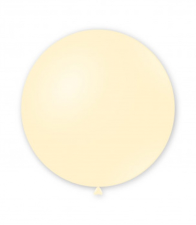 Cerere in casatorie - Decoratiuni - Balon latex jumbo ivoire / ivory 83 cm