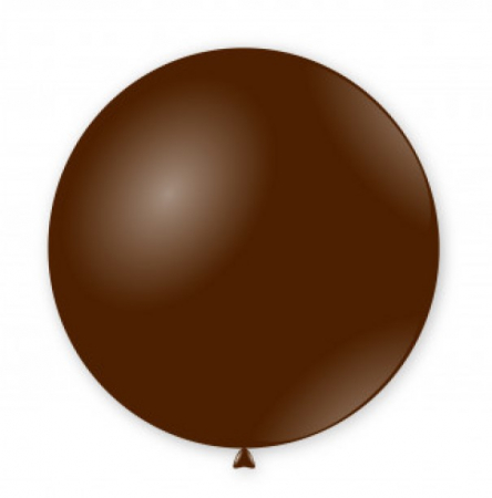 Balon latex jumbo maro 83 cm