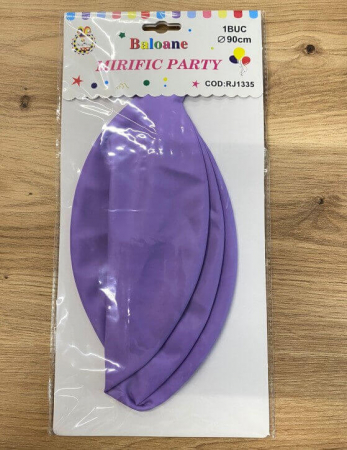 Balon latex jumbo mov macaron 90 cm [3]
