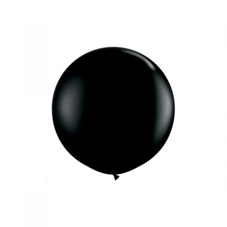 Balon latex jumbo negru 90 cm [0]