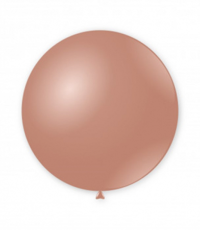 Majorat - Baloane latex & folie - Balon latex jumbo rose gold metalizat 83 cm
