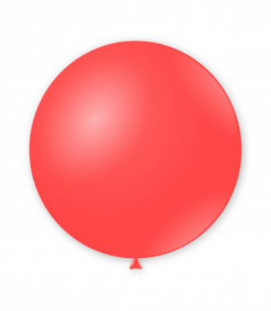 Balon latex jumbo rosu coral / corai 83 cm