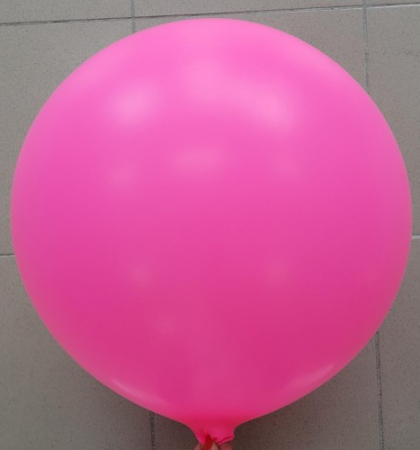 Balon latex jumbo roz aprins 90 cm [4]