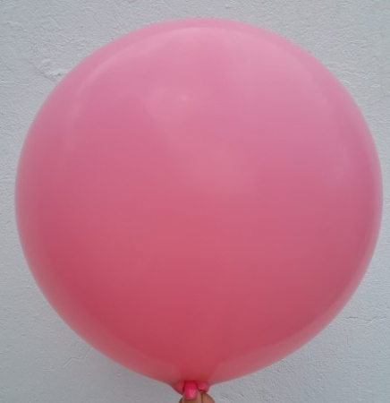 Balon latex jumbo roz deschis 90 cm [2]