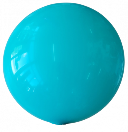 Baloane & seturi baloane din latex - Balon latex jumbo turcoaz 90 cm