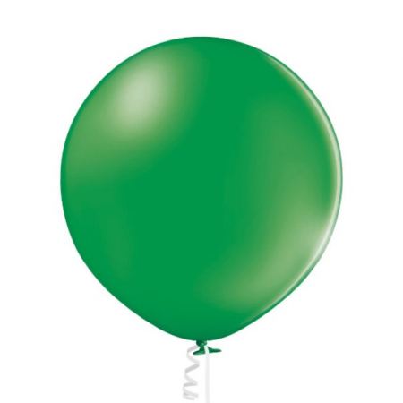 Zoo - Decoratiuni pentru petrecere tematica - Balon latex jumbo verde frunza 60 cm