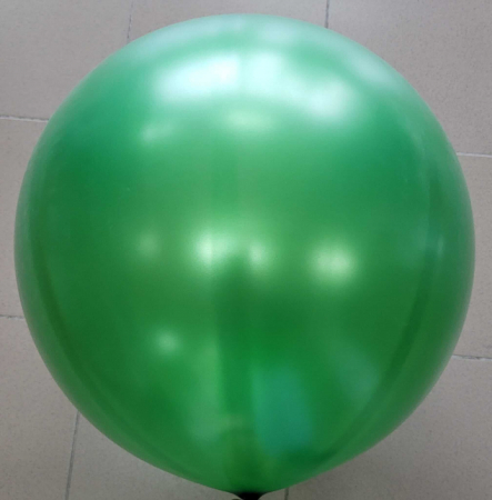 Balon latex jumbo verde metalizat 83 cm [1]