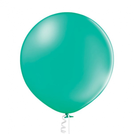 Zoo - Decoratiuni pentru petrecere tematica - Balon latex jumbo verde padure 60 cm