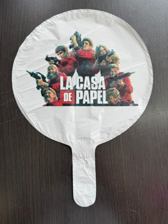 Balon rotund alb personalizabil 24 cm [3]