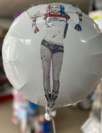 Baloane folie - Balon rotund alb personalizabil 45 cm