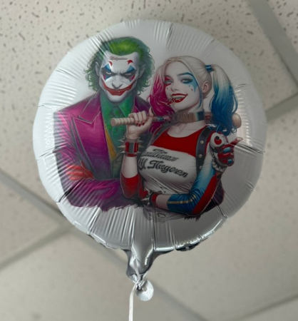 Balon rotund alb personalizabil 45 cm [1]